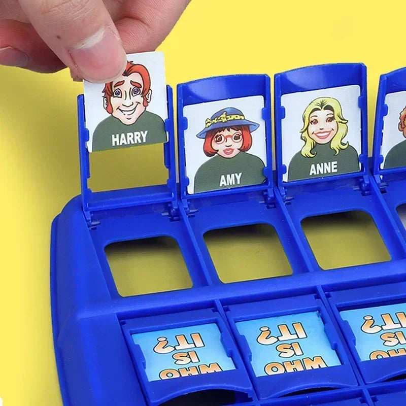 Jogo de Adivinha Quem Sou – Tabuleiro Interativo de Raciocínio Lógico e Diversão em Família