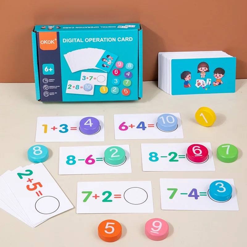 Jogo Montessori de Matemática Infantil