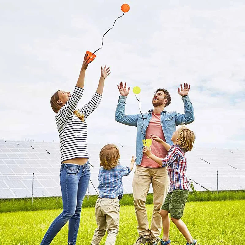 Jogo de Arremesso e Pega Bolinha – Conjunto Divertido de Coordenação Motora Infantil