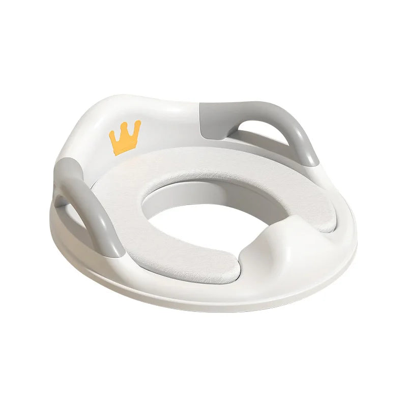 Assento Redutor Infantil Acolchoado com Alças – Adaptador Portátil Antiderrapante para Treinamento no Vaso Sanitário