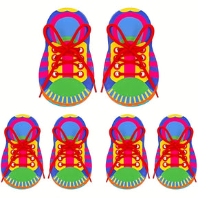 Brinquedo Educativo de Amarrar Cadarços