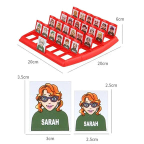 Jogo de Adivinha Quem Sou – Tabuleiro Interativo de Raciocínio Lógico e Diversão em Família