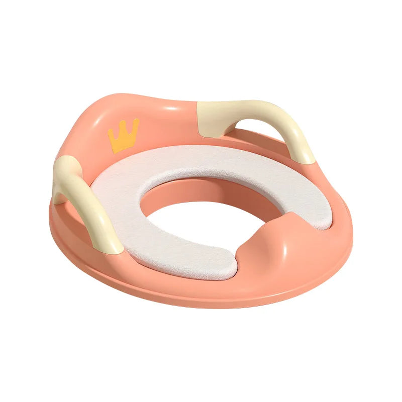 Assento Redutor Infantil Acolchoado com Alças – Adaptador Portátil Antiderrapante para Treinamento no Vaso Sanitário