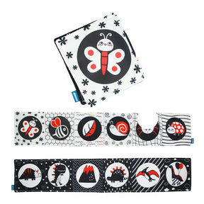 Livro de Pano Sensorial 3D para Bebês em inglês