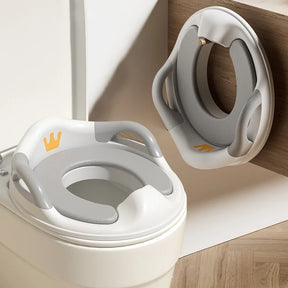 Assento Redutor Infantil Acolchoado com Alças – Adaptador Portátil Antiderrapante para Treinamento no Vaso Sanitário